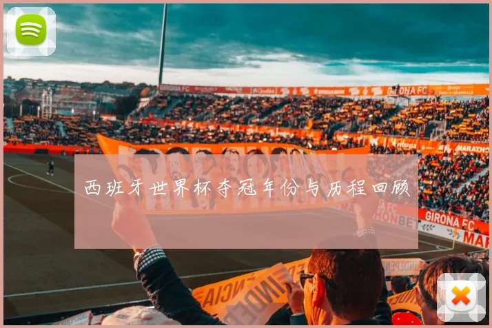 西班牙世界杯夺冠年份与历程回顾